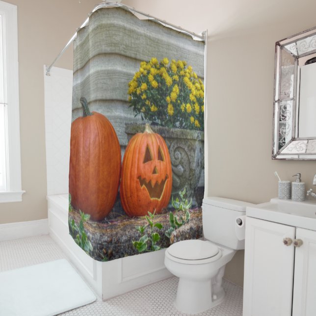 Autumn Scene Shower Curtain (In Situ)