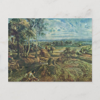 Autumn Scenery And The View Of The Castle Of Postcard