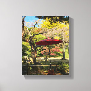 Autumn Scenery at Japanese Garden Canvas Print