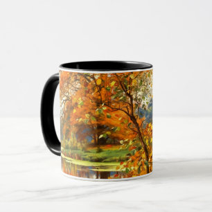 Autumn Scenery Painting Gift Mug