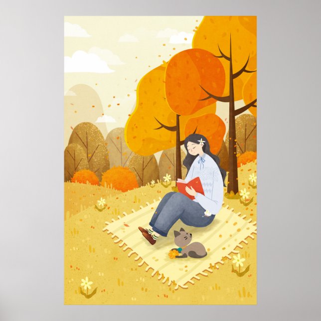 Autumn Scenery Poster (Front)