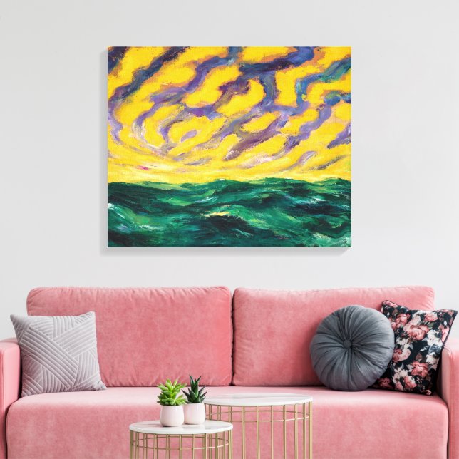 Autumn Sea | Emil Nolde | Canvas Print (Insitu(LivingRoom))
