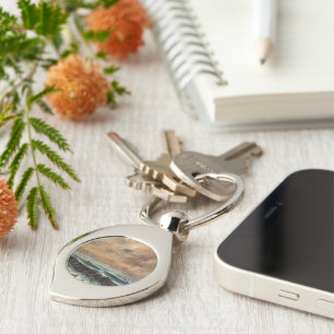 Autumn Sea – Gustave Courbet Key Ring