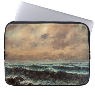 Autumn Sea – Gustave Courbet Laptop Sleeve