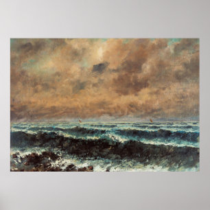 Autumn Sea – Gustave Courbet Poster