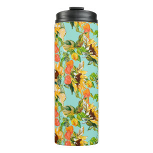 Autumn seamless pattern thermal tumbler