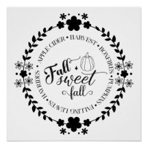 Autumn Season-Digital Download Poster