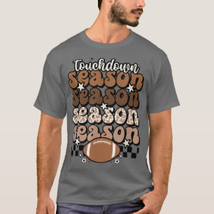 Autumn Season Leopard pattern Touchdown Season Rug T-Shirt