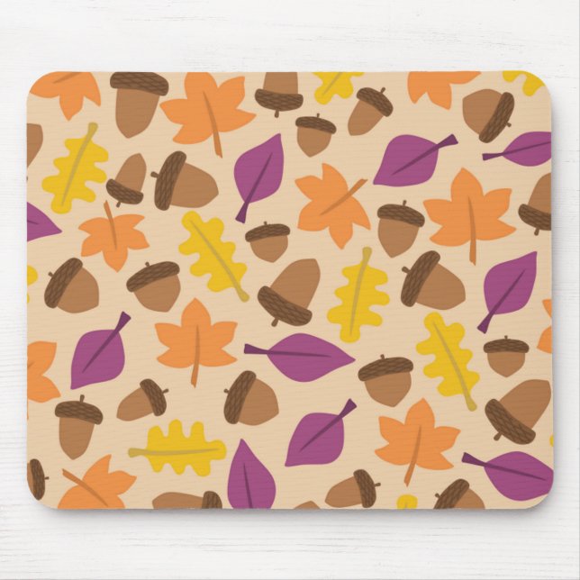 AUTUMN SEASON PATTERN MOUSE MAT (Front)