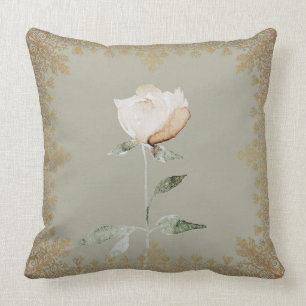 Autumn Season Sage Green Dusty Rose Cushion