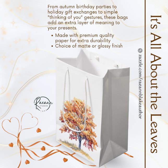 Autumn Season Tree Design Gift Bag (Creator Uploaded)