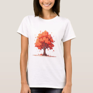 Autumn Serenity Tree T-Shirt