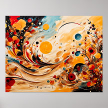 Autumn Series in Abstract Style