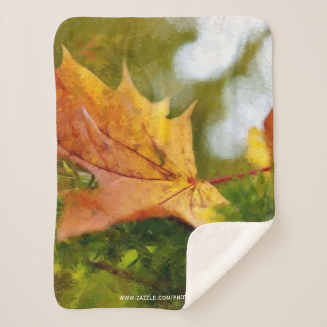 Autumn Sherpa Blanket (Front)