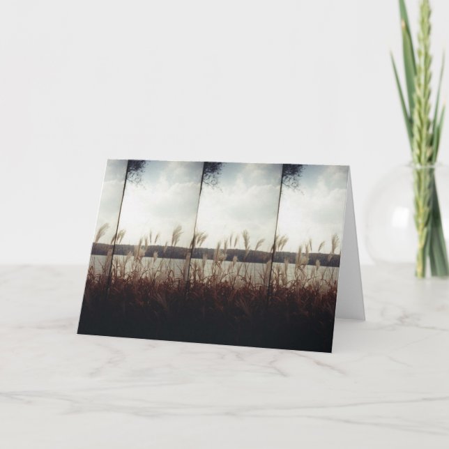 Autumn shoreline card (Front)