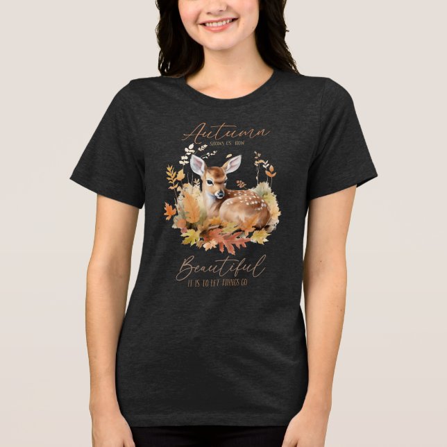 Autumn Show Us  Tri-Blend Shirt (Front)