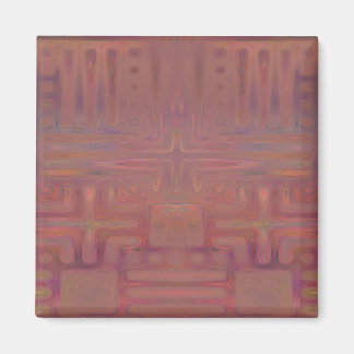 Autumn Show Wine Coloured Abstract Magnet