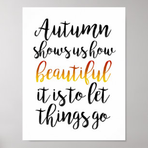 Autumn Shows Us Poster