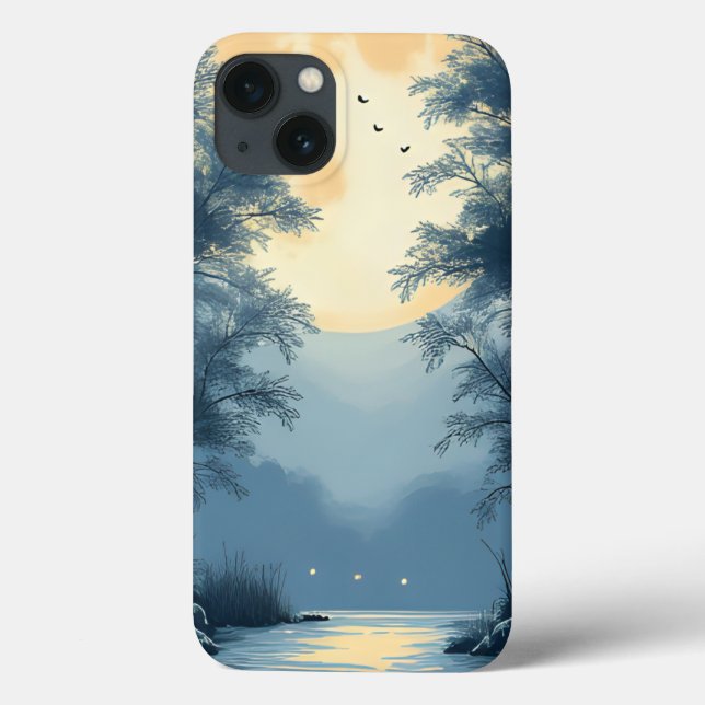 Autumn Silence in the Zen Garden Case-Mate iPhone Case (Back)