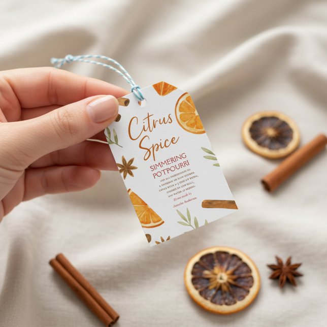 Autumn simmering potpourri gift tags (Creator Uploaded)