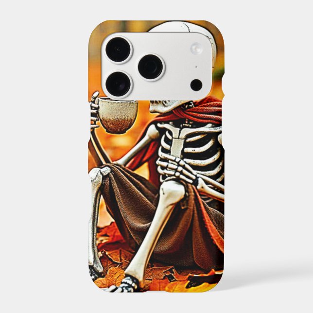 Autumn Skeleton Coffee Break Design (Back)
