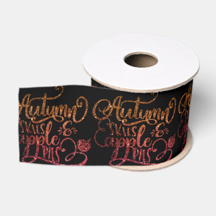 Autumn skies Apple pies Grosgrain Ribbon