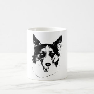 Autumn Smile in Ink Coffee Mug