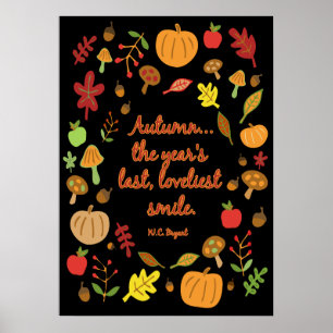 Autumn Smile Poster