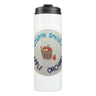 Autumn Smiles Apple Orchard Thermal Tumbler