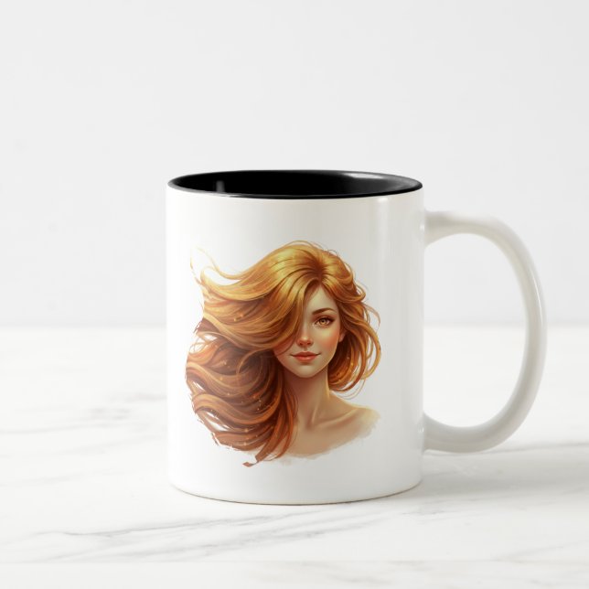 Autumn Soul | Timeless Beauty Seasonal Collection Two-Tone Coffee Mug (Right)
