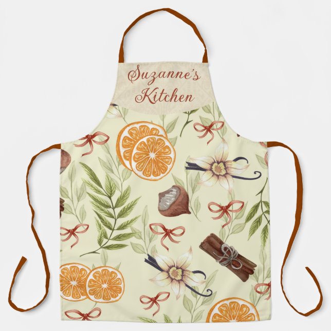 Autumn Spices Apron (Front)