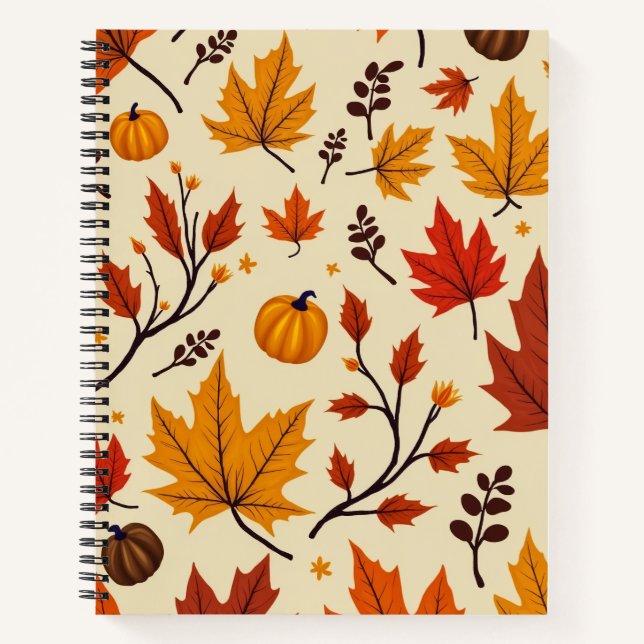 autumn Spiral Notebook (Front)