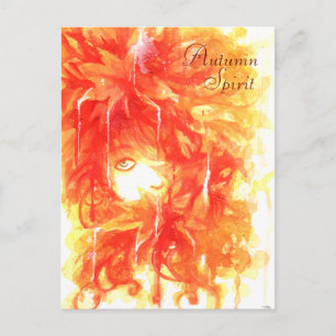 Autumn Spirit Postcard