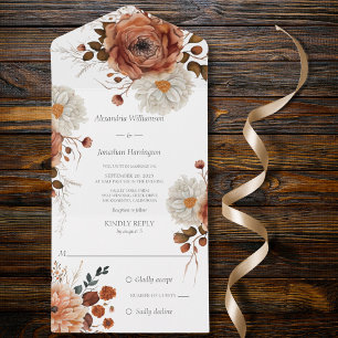Autumn Splendour  All In One Invitation