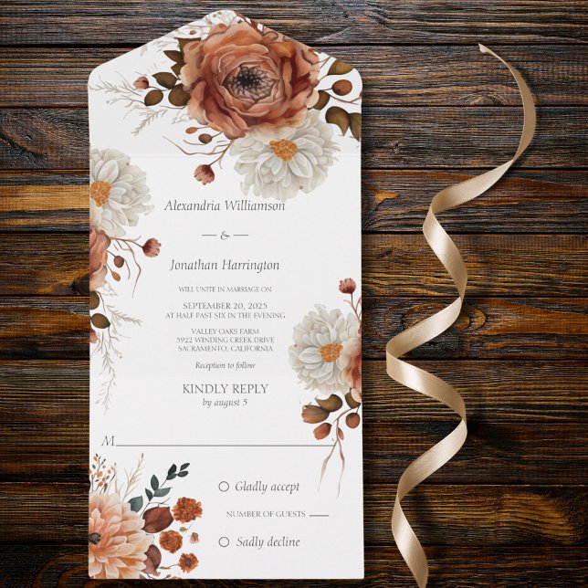 Autumn Splendour  All In One Invitation (Creator Uploaded)