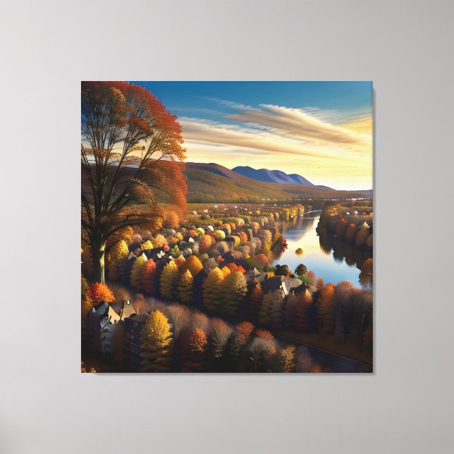 Autumn Splendour View Landscape 1 Canvas Print (Front)