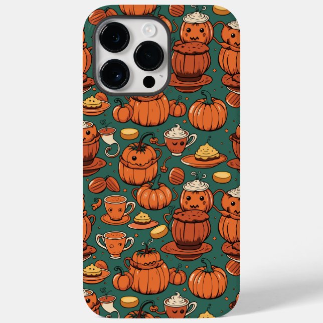 Autumn Spooky Pumpkin Pizzazz Party Case-Mate iPhone Case (Back)