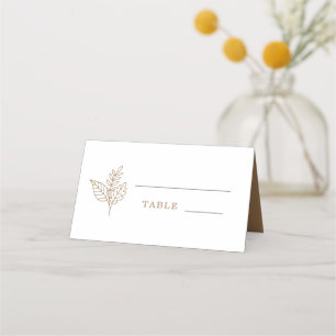 Autumn Sprig Wedding Place Card