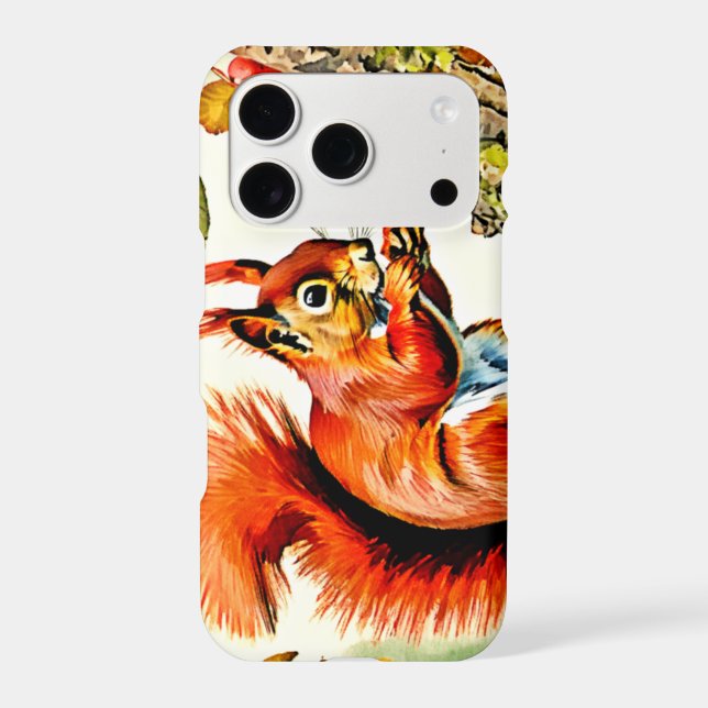 Autumn Squirrel Art (Back)