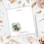 Autumn Squirrel Book Lovers Notepad<br><div class="desc">Adorable squirrel artwork makes this notepad stand out!  Add your name and information to this sweet design.  Great for squirrel or book lovers,  kids and adults alike! This design is cosy,  cute,  and perfect for those who love to read. Original illustration by Tiffany Duffy.</div>