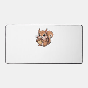 autumn squirrel Classic T-Shirt Desk Mat