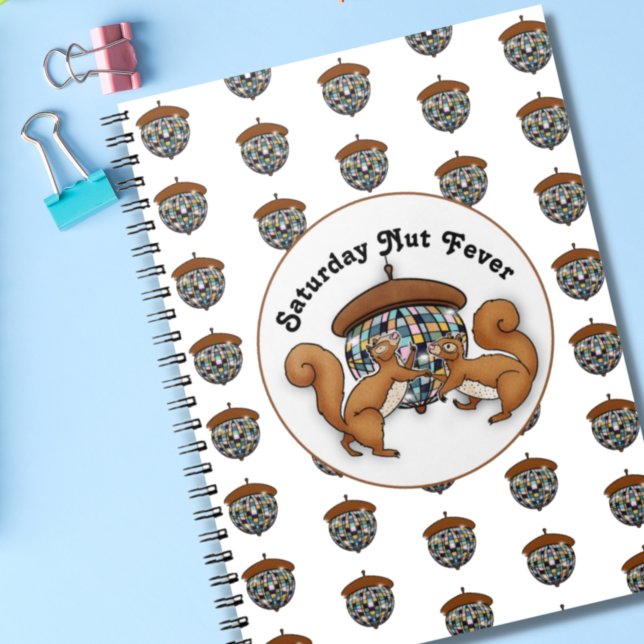 Autumn Squirrel Disco Notebook (Creator Uploaded)