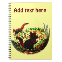 Autumn Squirrels Animal Art