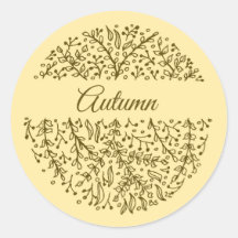 Autumn Sticker, Fall
