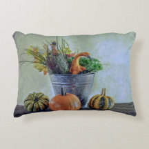 Autumn still life with pumpkins, flowers