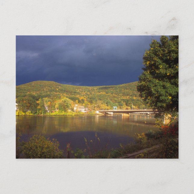 Autumn Storm over the Connecticut River Postcard (Front)