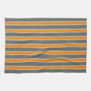 Autumn Striped Kitchen Towel
