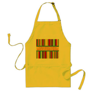 Autumn Stripes Apron
