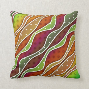 AUTUMN STRIPES Lumbar or Throw PILLOWS