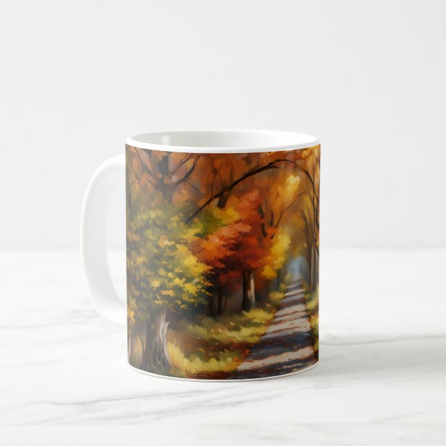 Autumn Stroll Coffee Mug (Front Left)